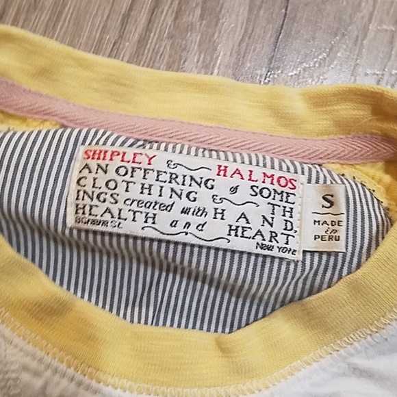 Shipley Yellow and white Raglan - Picture 2 of 3